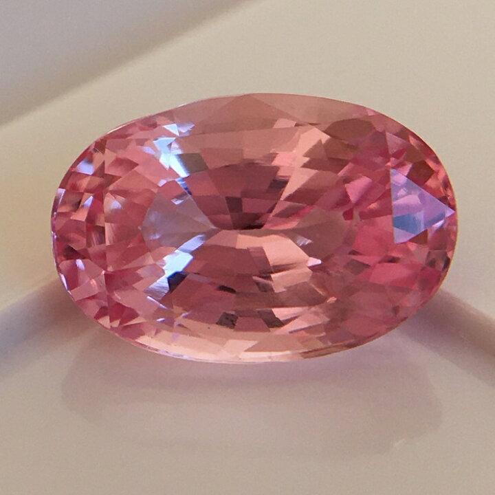 カード鑑別付き】パパラチアサファイアルース0.072ct 