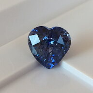 ブルーサファイア 0.90ct 鑑別書付 スリランカ産 ハートシェイプ 大自然 ルース セレブ 新品 大粒 高級 …