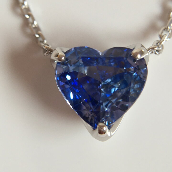 楽天市場】ブルーサファイア 1.59ct Pt950/850 GIA鑑別書 ハート 