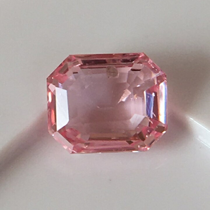 楽天市場】非加熱パパラチアサファイア 0.61ct 鑑別書付 マダガスカル 