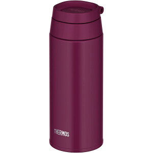 サーモス THERMOS 水筒 スクリュー栓 キャリーループ付き 真空断熱ケータイマグ パープル 0.5L JOO-500 PL