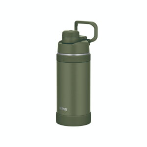 サーモス THERMOS 真空断熱スポーツボトル カーキ水筒 750ml 持ち運びに便利なキャリーループ付 FJU-750_KKI