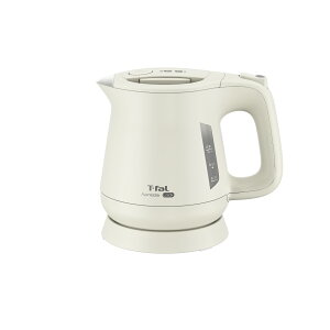 T-fal ティファール 電気ケトル アプレシア ロック アイボリー 0.8L 軽量 コンパクト 転倒お湯漏れロック