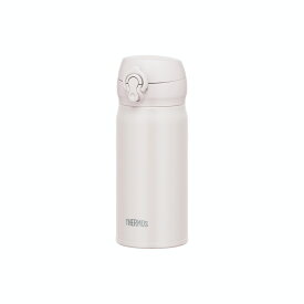 ポイント5倍【4/27 9:59迄】THERMOS 真空断熱ケータイマグ アッシュホワイト 350mL ボトル 水筒保温保冷 JNL-356 ASWH 軽量 ワンタッチ 魔法びん ステンレス ブランド ロングセラーサーモスサーもす 無地 シンプル 男性 女性 男の子 女の子 小学生 大