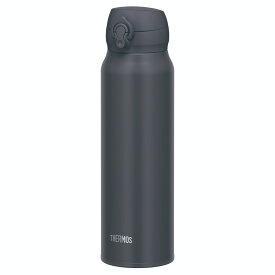 THERMOS 真空断熱ケータイマグ スモークブラック 750mL ボトル 水筒保温保冷 JNL-756 SMB 軽量 ワンタッチ 魔法びん ステンレス ブランド ロングセラーサーモスサーもす 無地 シンプル 男性 女性 男の子 女の子 小学生 大