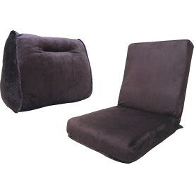 ボアクッション&座椅子セット ブラウン BCSZ BR 送料無料 いす 椅子 チェア 家具 新生活