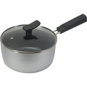 チーノ ふっ素加工IH対応ガラス蓋付片手鍋(18cm) HB-6561 鍋 調理器具 キッチン 用品 雑貨 内祝い お返し お礼 祝い ギフト プレゼント 新生活