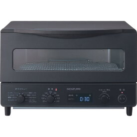 コイズミ オーブントースター KOS-1236/K トースター パン焼き おしゃれ シンプル キッチン 家電 新生活