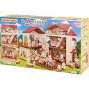 シルバニアファミリー 赤い屋根の大きなお家 屋根裏はひみつのお部屋 3歳~ 人形遊び キャラクター かわいい ハウス 知…