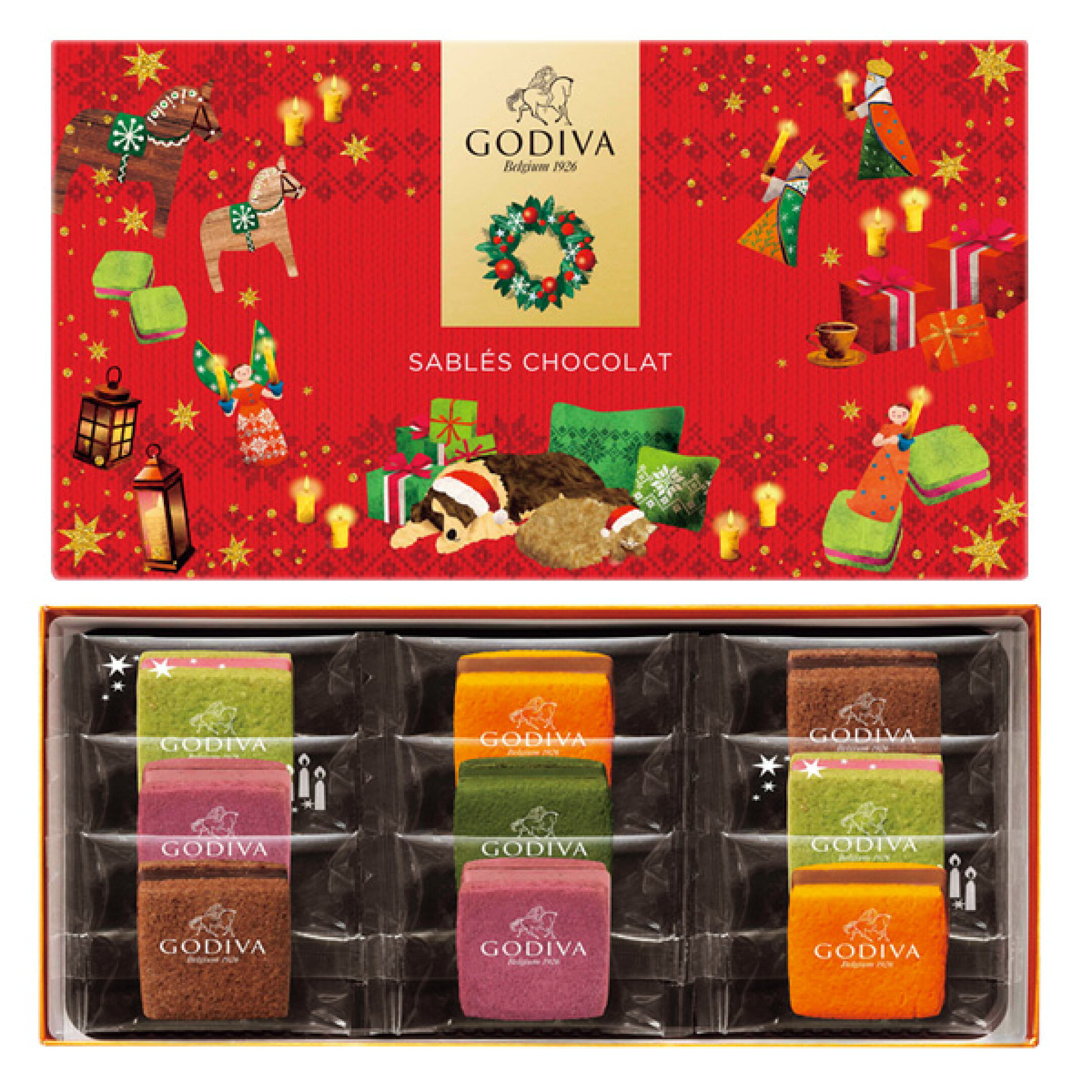 【冬季限定】ゴディバホリデーサブレショコラ9個 3,888円
