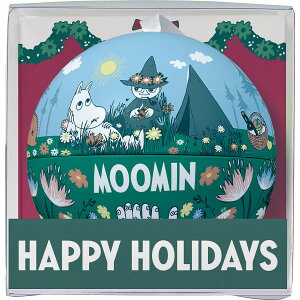 お歳暮 2025 【クリスマス限定】ムーミン チョコクランチ入りオーナメント缶 GREEN MMNO_G チョコレート 各種チョコレートセット 冬 冬ギフト 歳暮 ギフト 贈り物 寒中見舞い