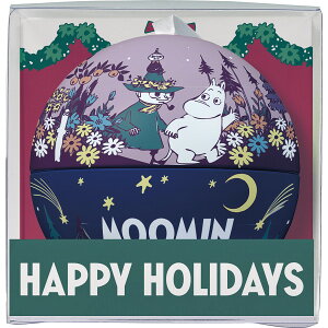 お歳暮 2025 【クリスマス限定】ムーミン チョコクランチ入りオーナメント缶 BLUE MMNO_B チョコレート 各種チョコレートセット 冬 冬ギフト 歳暮 ギフト 贈り物 寒中見舞い