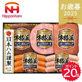 お歳暮 2025 日本ハム 本格派ギフト NH-342 歳暮 ハム ロースハム ステーキ ウインナー ハム詰め合わせ ハムギフト 精肉 肉加工品 加工品 肉 冬 冬ギフト 御歳暮 ハムセット ギフト 贈り物 寒中見舞い ニッポンハム お礼 お返し 法人 会社 楽天 シャディ 10c