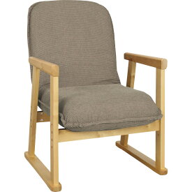 ミドルタイプ リクライニング式チェア ブラウン MMC-603BR 送料無料 いす 椅子 チェア 家具 新生活