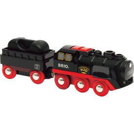 おもちゃ バッテリーパワースチームトレイン 33884 蒸気機関車 ブリオトレイン ブリオレールシリーズ BRIO ブリオ 知育玩具 室内遊び 3歳~ 玩具 おもちゃ 子供 こども キッズ 男の子 女の子 遊び ギフト プレゼント バースデー 誕生日 お祝い 帰省 手土産
