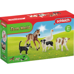  t@[[h̐lC҃Zbg 42386-2 VCq tBMA t@[[h FARM WORLD _ Farm Animals schleich V V 3~ ߋ  q ǂ LbY j