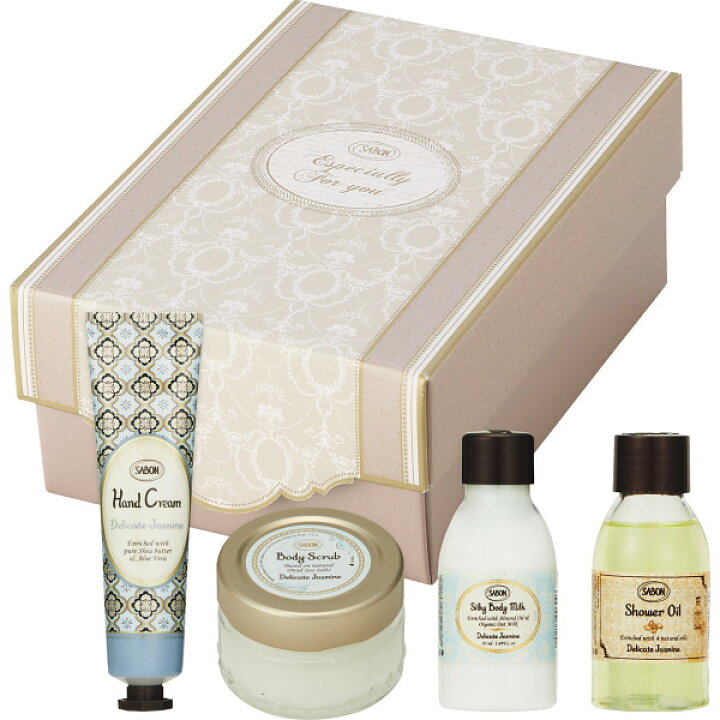 楽天市場】SABON ボディケアコスメセット デリケート・ジャスミン SAB 