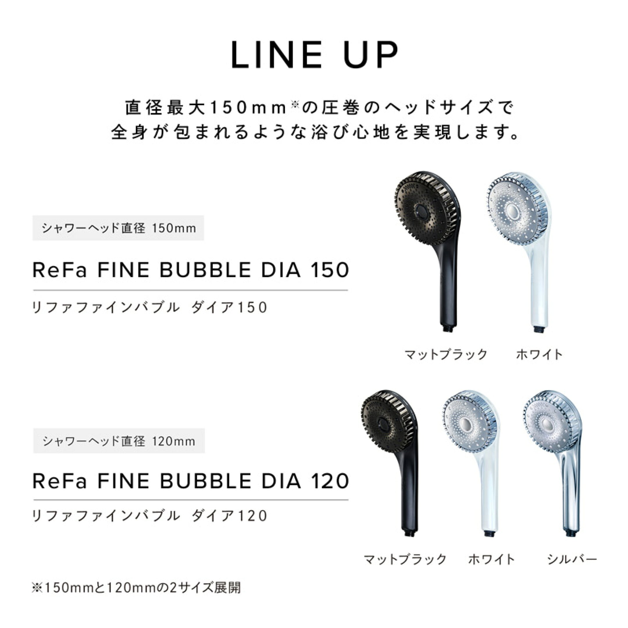 リファファインバブルダイア120／150【48,000円～】