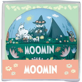 ムーミン チョコクランチ入りボール缶 GREEN MMNB_G お返し 内祝い 出産 結婚 挨拶 手土産 退職 祝い プレゼント 引越し 新築 御挨拶 粗品 快気祝い お見舞い返し 全快祝い 御礼 お礼