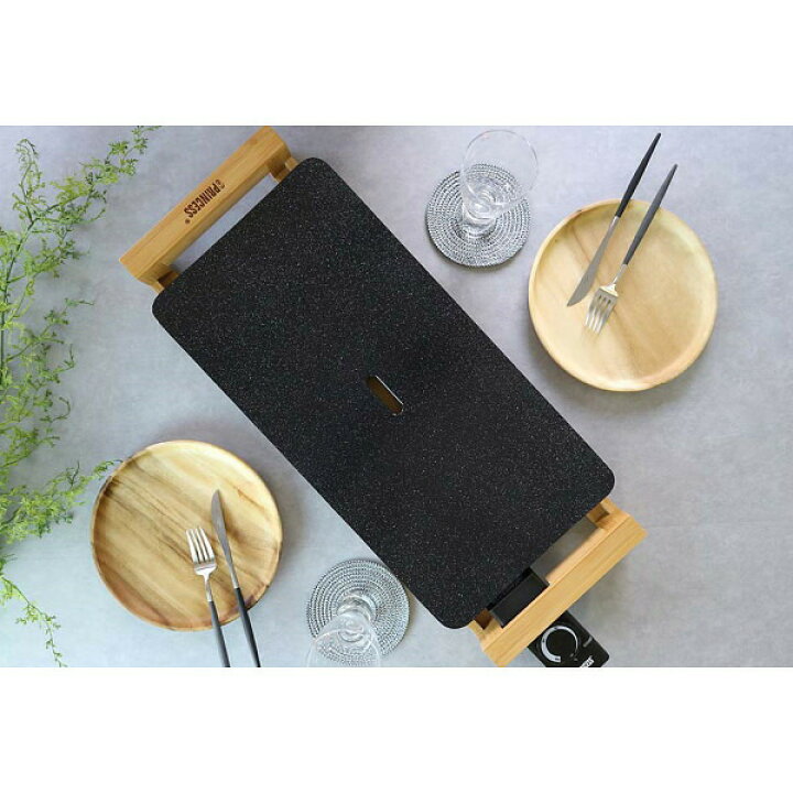 楽天市場】正規販売店 プリンセス テーブルグリルストーン ブラック  