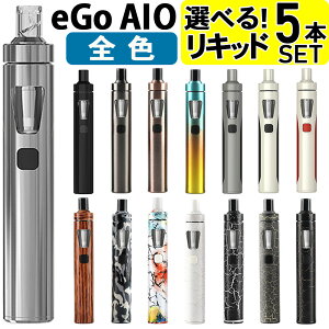【リキッド5本付】 Joyetech eGo AIO 電子タバコ VAPE ベイプ Joyetech eGo AIO 電子タバコ VAPE ベイプ スターターキット 本体 VAPOREVER リキッド セット おすすめ コンパクト スリム 小型 タール ニコチン0 電子煙草 禁煙 01