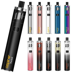 Aspire PockeX AIO 電子タバコ ベイプ VAPE スターターキット 本体 電子タバコ タール ニコチン0 水蒸気 電子 シーシャ 持ち運び おすすめ 電子タバコ ベイプ リキッド 爆煙 禁煙 ニコチンゼロ ノン