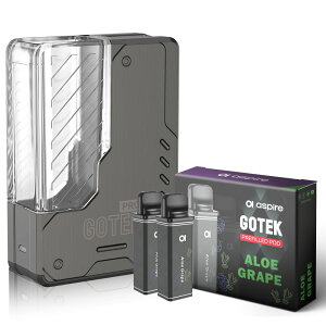 Aspire GOTEK PRO �����^�� �V�[�V�� �d�q�^�o�R �x�C�v �g���̂� POD �X�^�[�^�[�L�b�g �{�� �d�q�^�o�R �^�[�� �j�R�`��0 �S�[�e�b�N�v�� �S�[�e�b�NPRO �A�X�p�C�A �|�b�h �����C �������� �d�q