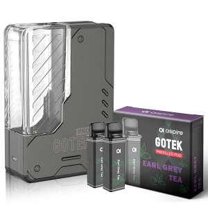 Aspire GOTEK PRO 持ち運び シーシャ 電子タバコ ベイプ 使い捨て POD スターターキット 本体 電子タバコ タール ニコチン0 ゴーテックプロ ゴーテックPRO アスパイア ポッド 水蒸気 おすすめ 電子