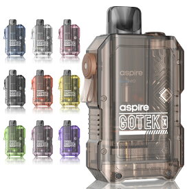 Aspire GOTEK X 電子タバコ ベイプ VAPE POD スターターキット 本体 電子タバコ タール ニコチン0 アスパイア ゴーテックX ポッド 水蒸気 電子 シーシャ 持ち運び おすすめ 電子タバコ ベイプ リキッド 爆煙 禁煙 ニコチンゼロ ノンニコチン ニコチンフリー コンパクト