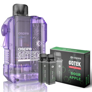 Aspire GOTEK X �����^�� �V�[�V�� �d�q�^�o�R �x�C�v POD �X�^�[�^�[�L�b�g �{�� �d�q�^�o�R �^�[�� �j�R�`��0 �A�X�p�C�A �S�[�e�b�NX �|�b�h �����C �d�q �������� �d�q�^�o�R VAPE �x�C�v ���L�b