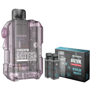 Aspire GOTEK X �����^�� �V�[�V�� �d�q�^�o�R �x�C�v POD �X�^�[�^�[�L�b�g �{�� �d�q�^�o�R �^�[�� �j�R�`��0 �A�X�p�C�A �S�[�e�b�NX �|�b�h �����C �d�q �������� �d�q�^�o�R VAPE �x�C�v ���L�b