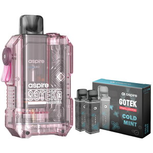 Aspire GOTEK X �����^�� �V�[�V�� �d�q�^�o�R �x�C�v POD �X�^�[�^�[�L�b�g �{�� �d�q�^�o�R �^�[�� �j�R�`��0 �A�X�p�C�A �S�[�e�b�NX �|�b�h �����C �d�q �������� �d�q�^�o�R VAPE �x�C�v ���L�b