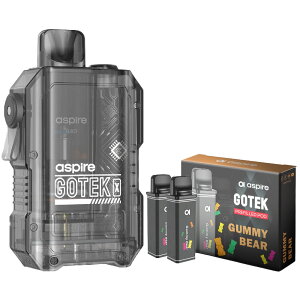 Aspire GOTEK X �����^�� �V�[�V�� �d�q�^�o�R �x�C�v POD �X�^�[�^�[�L�b�g �{�� �d�q�^�o�R �^�[�� �j�R�`��0 �A�X�p�C�A �S�[�e�b�NX �|�b�h �����C �d�q �������� �d�q�^�o�R VAPE �x�C�v ���L�b