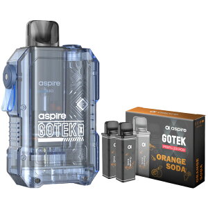 Aspire GOTEK X �����^�� �V�[�V�� �d�q�^�o�R �x�C�v POD �X�^�[�^�[�L�b�g �{�� �d�q�^�o�R �^�[�� �j�R�`��0 �A�X�p�C�A �S�[�e�b�NX �|�b�h �����C �d�q �������� �d�q�^�o�R VAPE �x�C�v ���L�b