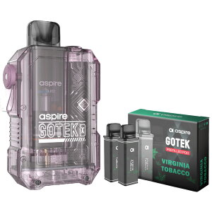 Aspire GOTEK X �����^�� �V�[�V�� �d�q�^�o�R �x�C�v POD �X�^�[�^�[�L�b�g �{�� �d�q�^�o�R �^�[�� �j�R�`��0 �A�X�p�C�A �S�[�e�b�NX �|�b�h �����C �d�q �������� �d�q�^�o�R VAPE �x�C�v ���L�b