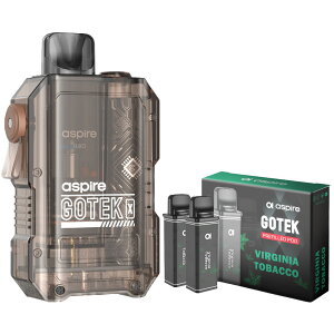 Aspire GOTEK X �����^�� �V�[�V�� �d�q�^�o�R �x�C�v POD �X�^�[�^�[�L�b�g �{�� �d�q�^�o�R �^�[�� �j�R�`��0 �A�X�p�C�A �S�[�e�b�NX �|�b�h �����C �d�q �������� �d�q�^�o�R VAPE �x�C�v ���L�b