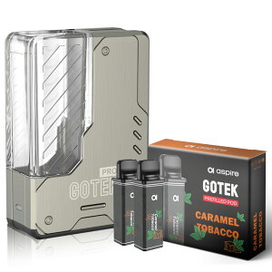 Aspire GOTEK PRO �����^�� �V�[�V�� �d�q�^�o�R �x�C�v �g���̂� POD �X�^�[�^�[�L�b�g �{�� �d�q�^�o�R �^�[�� �j�R�`��0 �S�[�e�b�N�v�� �S�[�e�b�NPRO �A�X�p�C�A �|�b�h �����C �������� �d�q