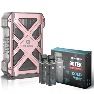 Aspire GOTEK X2 �����^�� �V�[�V�� �d�q�^�o�R �x�C�v �g���̂� POD �X�^�[�^�[�L�b�g �{�� �d�q�^�o�R �^�[�� �j�R�`��0 �S�[�e�b�NX2 �S�[�e�b�N�G�b�N�X2 �A�X�p�C�A �|�b�h �����C �������� �d