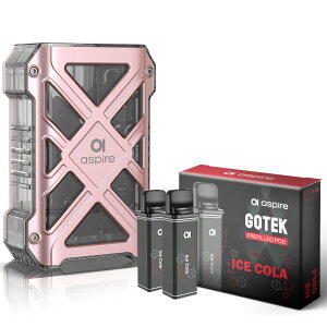 Aspire GOTEK X2 �����^�� �V�[�V�� �d�q�^�o�R �x�C�v �g���̂� POD �X�^�[�^�[�L�b�g �{�� �d�q�^�o�R �^�[�� �j�R�`��0 �S�[�e�b�NX2 �S�[�e�b�N�G�b�N�X2 �A�X�p�C�A �|�b�h �����C �������� �d