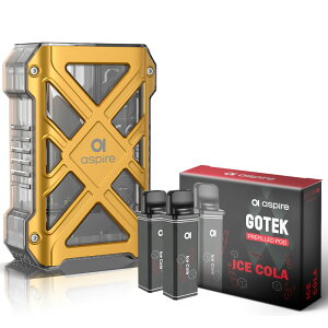 Aspire GOTEK X2 �����^�� �V�[�V�� �d�q�^�o�R �x�C�v �g���̂� POD �X�^�[�^�[�L�b�g �{�� �d�q�^�o�R �^�[�� �j�R�`��0 �S�[�e�b�NX2 �S�[�e�b�N�G�b�N�X2 �A�X�p�C�A �|�b�h �����C �������� �d