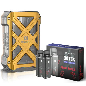Aspire GOTEK X2 �����^�� �V�[�V�� �d�q�^�o�R �x�C�v �g���̂� POD �X�^�[�^�[�L�b�g �{�� �d�q�^�o�R �^�[�� �j�R�`��0 �S�[�e�b�NX2 �S�[�e�b�N�G�b�N�X2 �A�X�p�C�A �|�b�h �����C �������� �d