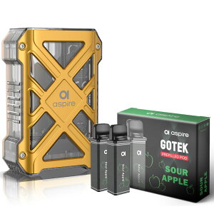 Aspire GOTEK X2 �����^�� �V�[�V�� �d�q�^�o�R �x�C�v �g���̂� POD �X�^�[�^�[�L�b�g �{�� �d�q�^�o�R �^�[�� �j�R�`��0 �S�[�e�b�NX2 �S�[�e�b�N�G�b�N�X2 �A�X�p�C�A �|�b�h �����C �������� �d