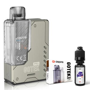 Aspire GOTEK PRO dq^oR xCv ĝ ^ V[V POD X^[^[Lbg { dq^oR ^[ jR`0 S[ebNv S[ebNPRO AXpCA |bh C  dq