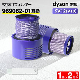 【スーパーDEAL★P10倍】ダイソン用 フィルター 掃除機 SV12 (V10) 【969082-01互換】1個 dyson対応 Cyclone HEPA 水洗 互換フィルター 臭い アレルギー サイクロン 洗い方 掃除 交換サイン 乾く 乾かない クリーニング 寿命