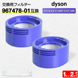 【スーパーDEAL★P10倍】ダイソン用 フィルター 掃除機 SV10,SV11,HH11 (V7,V8) 【967478-01互換】1個 dyson対応 HEPA 水洗 交換 臭い アレルギー 洗い方 掃除 交換サイン 乾く 乾かない クリーニング 寿命 Slim Origin