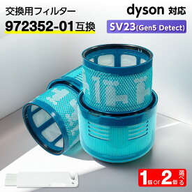 【スーパーDEAL★P10倍】ダイソン用 フィルター 掃除機 SV23 (Gen5 Detect) 【972352-01互換】 dyson対応 HEPA 水洗 交換 臭い アレルギー サイクロン 洗い方 掃除 交換サイン 乾く 乾かない クリーニング 寿命 ジェネレーション5