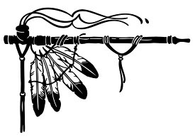 ネイティブ・パイプ ステッカー 車 かっこいい おしゃれ バイク ヘルメット タンク シール　タトゥー