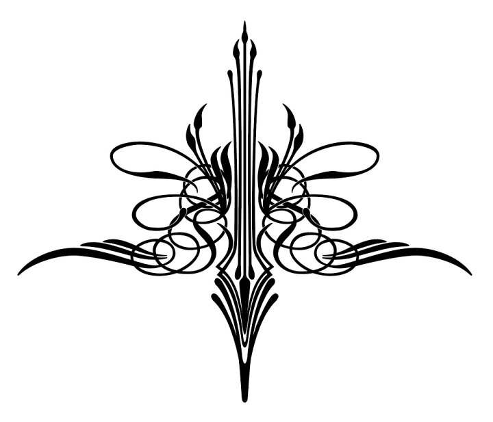 楽天市場 ピンストライプ Type12 ステッカー 車 かっこいい おしゃれ バイク ヘルメット タンク シール タトゥー シャドウマジック