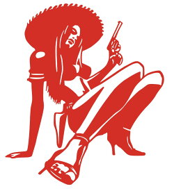 Sexy Girl Type01 ステッカー 車 かっこいい おしゃれ バイク ヘルメット タンク シール　タトゥー