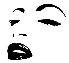 Sexy Girl Type06　ステッカー 車 かっこいい おしゃれ バイク ヘルメット タンク シール　タトゥー